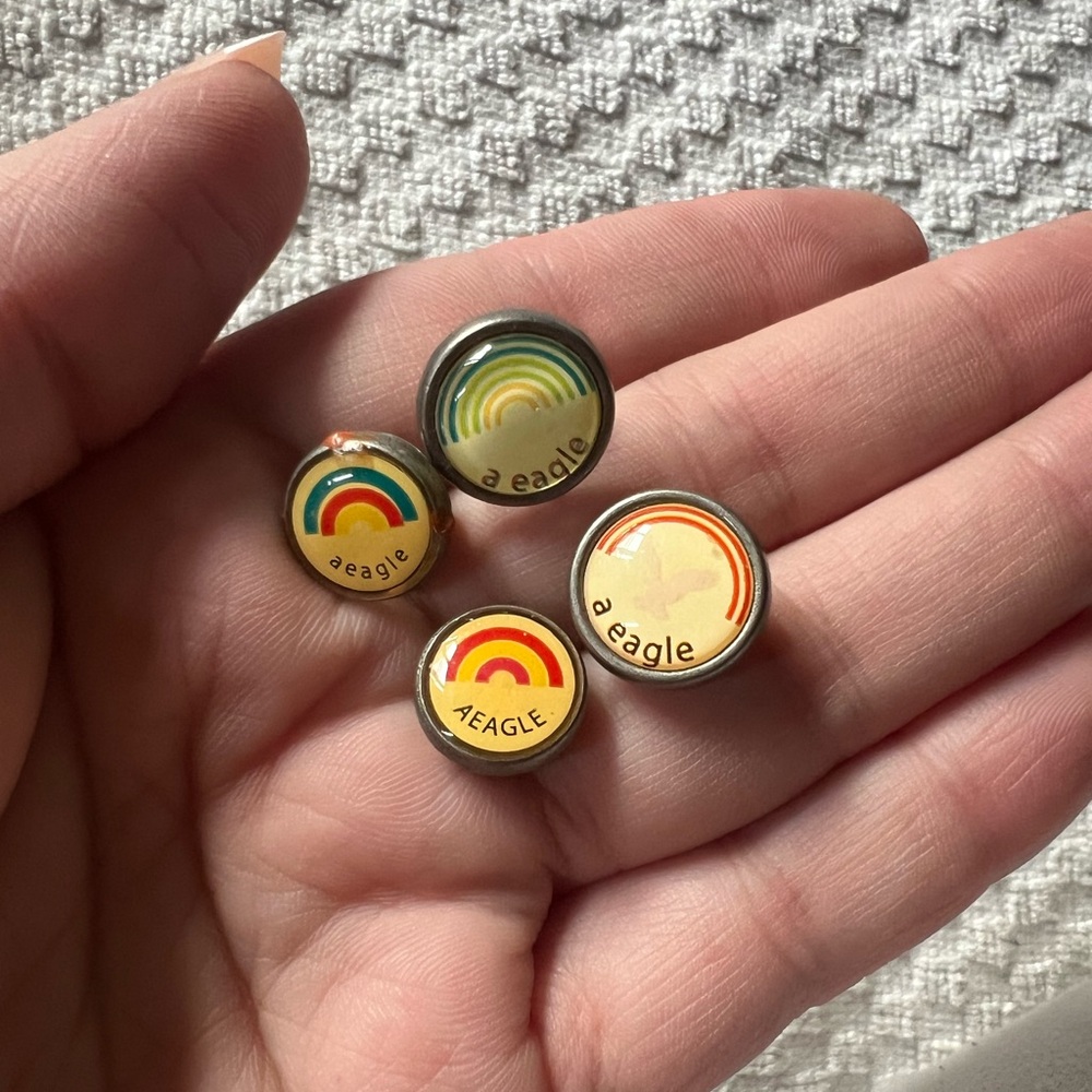 Vintage American Eagle Employee Pins